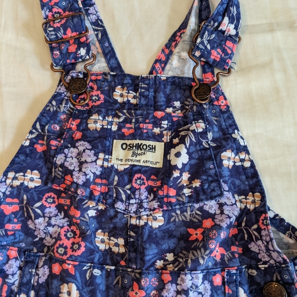 Girls 18 Month Oshkosh Overalls - Picture 2 of 2